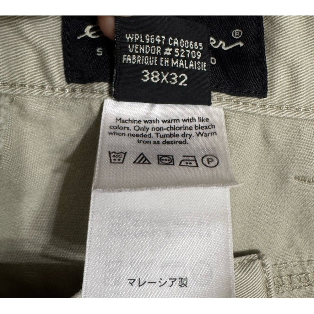 Y2K Eddie‎ Bauer Pants Men's 38x32 Chino Canvas Workwear 5 Pocket Grunge 36x30 - Picture 3 of 7